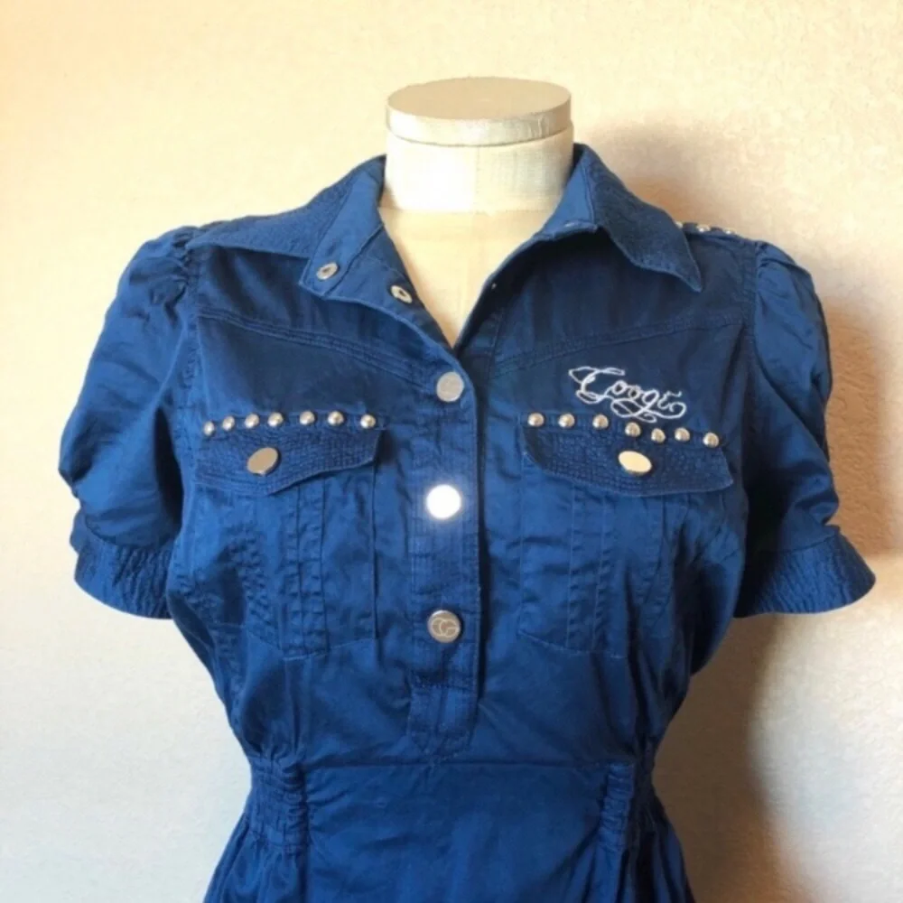 COOGI blue mini dress